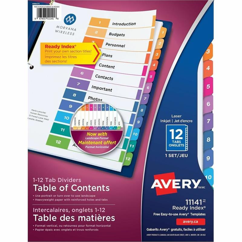 Image Intercalaires Ready Index®