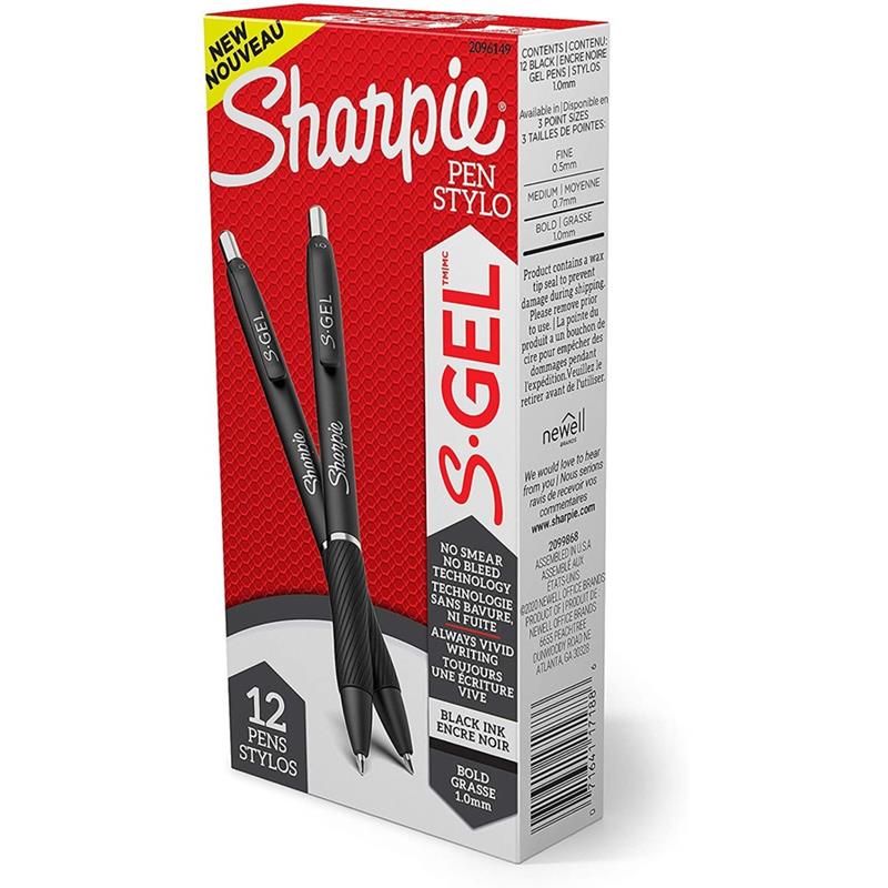 Image Stylo Sharpie S.Gel rétractable