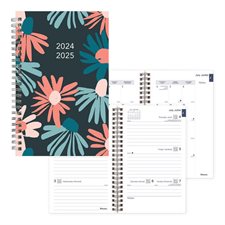 Agenda académique hebdomadaire / mensuel de Blueline® Sarcelle urbain