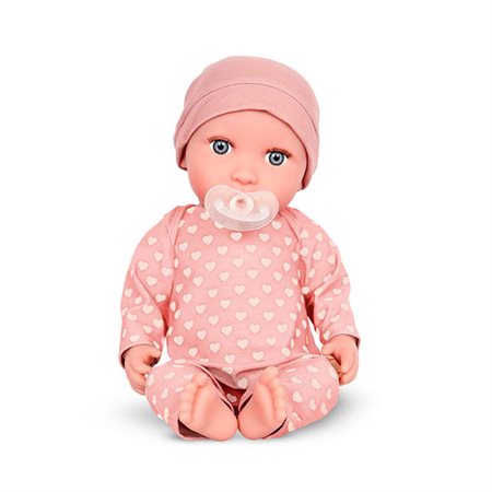 Poupée nouveau-née avec pyjama et chapeau rose,LullaBaby