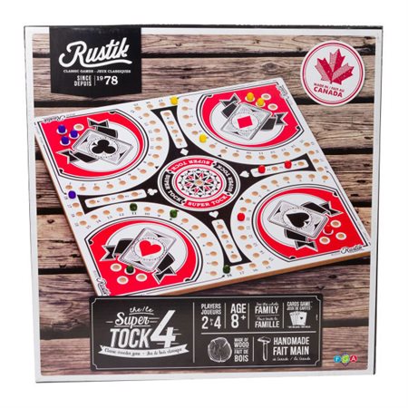 rustik 4-player tock / pachisi