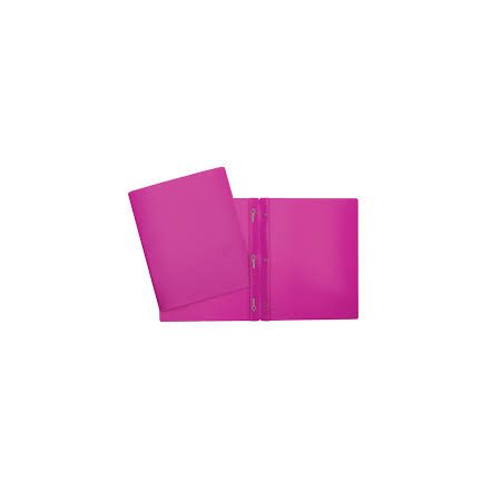 Duo tangs plastifiés, rose