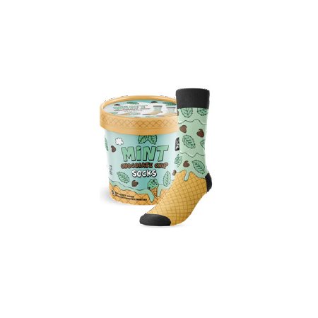 Chaussettes pépites de chocolat à la menthe