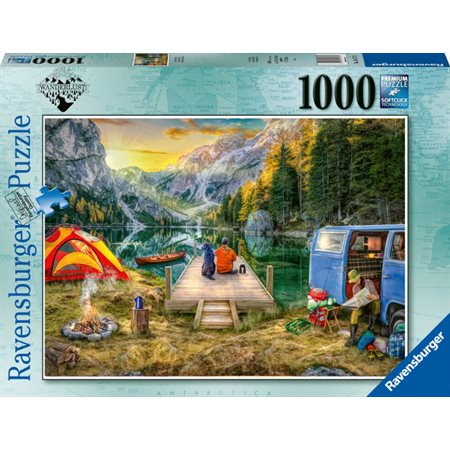 Casse-tête Camping calme, Ravensburger, 1000 pièces