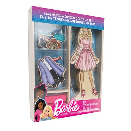 Barbie - Habillage magnétique en bois