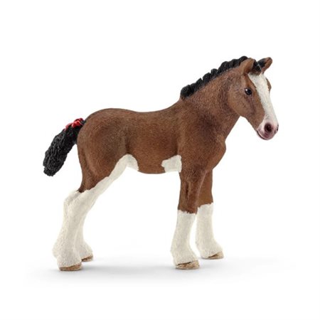 Figurine Poulain Clydesdale