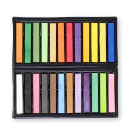 Pastels sec de couleur assorties (24 couleurs)