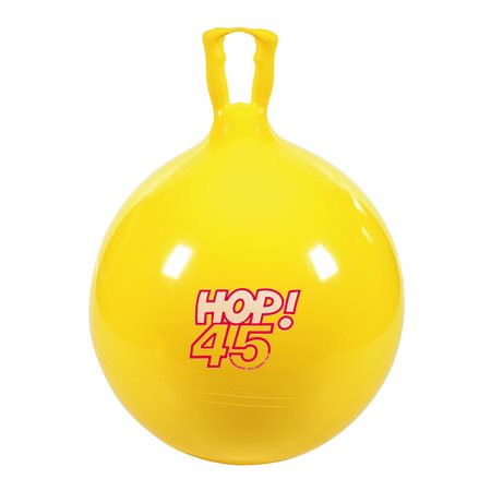 Ballon hop jaune 45cm