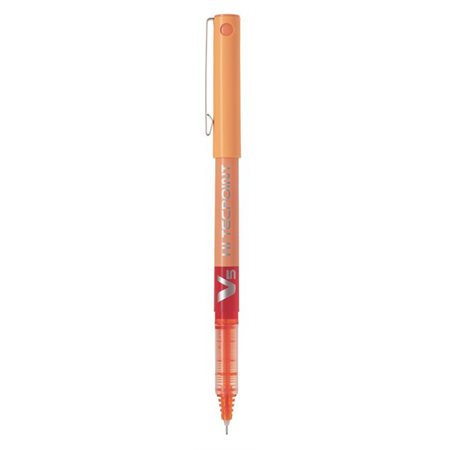 Stylo à bille roulante Hi-Tecpoint V5 orange 0,5 mm V5 rose