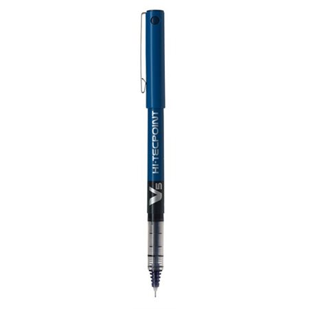 Stylo à bille roulante Hi-Tecpoint V5 vert1 0,5 mm V5 bleu