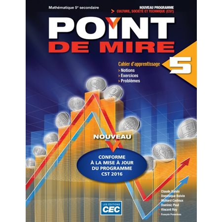 Point de mire 5e secondaire séquence Sciences Culture, Société et technique (cahier d'apprentissage numérique 5 CST, version MaZoneCEC)